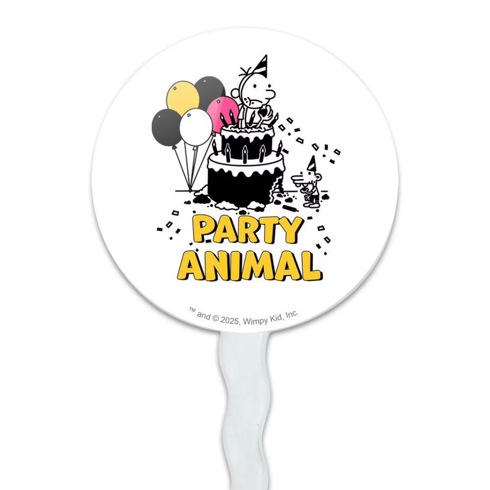 Party Animal Cupcake Picks Toppers Decoration Set of 6 - Image 4