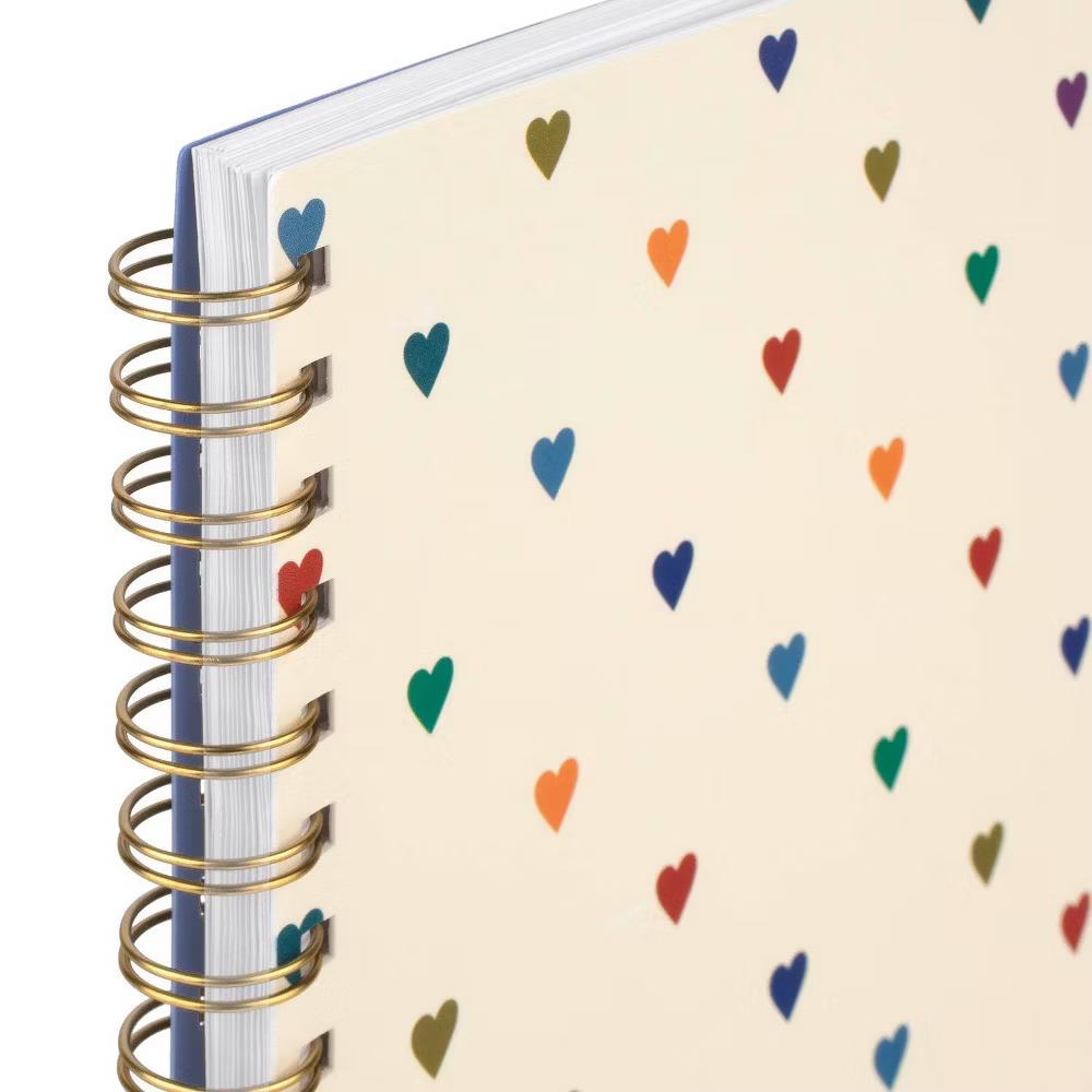 Mead 5.5"x8.5" 2026-2027 Weekly/Monthly Small Colorful Hearts Planner - Image 2