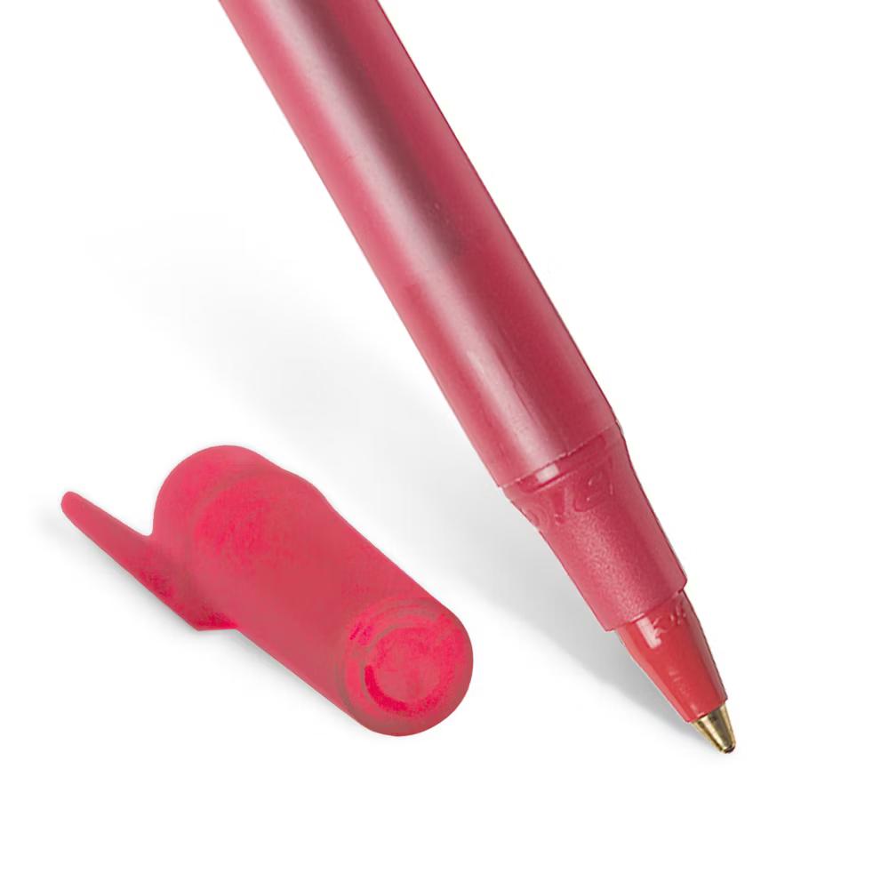 Xtra Life Ballpoint Pens, 1.0mm, 10ct - Red: School Supplies, Stationery, Visible Ink, Round Stic - Image 3