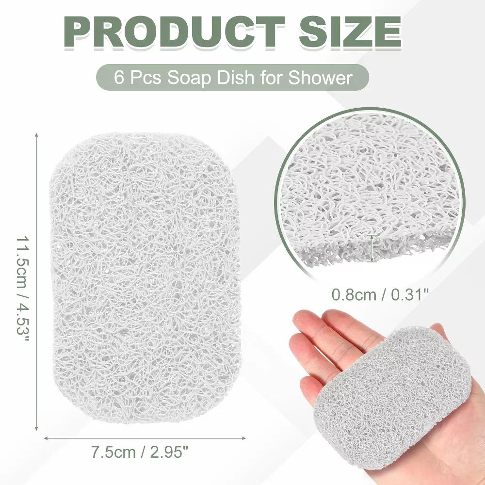 Soap Holder Pads, Soap Dish Saver Holder, Bar Dish Pads Non-Slip Self Draining - Image 68