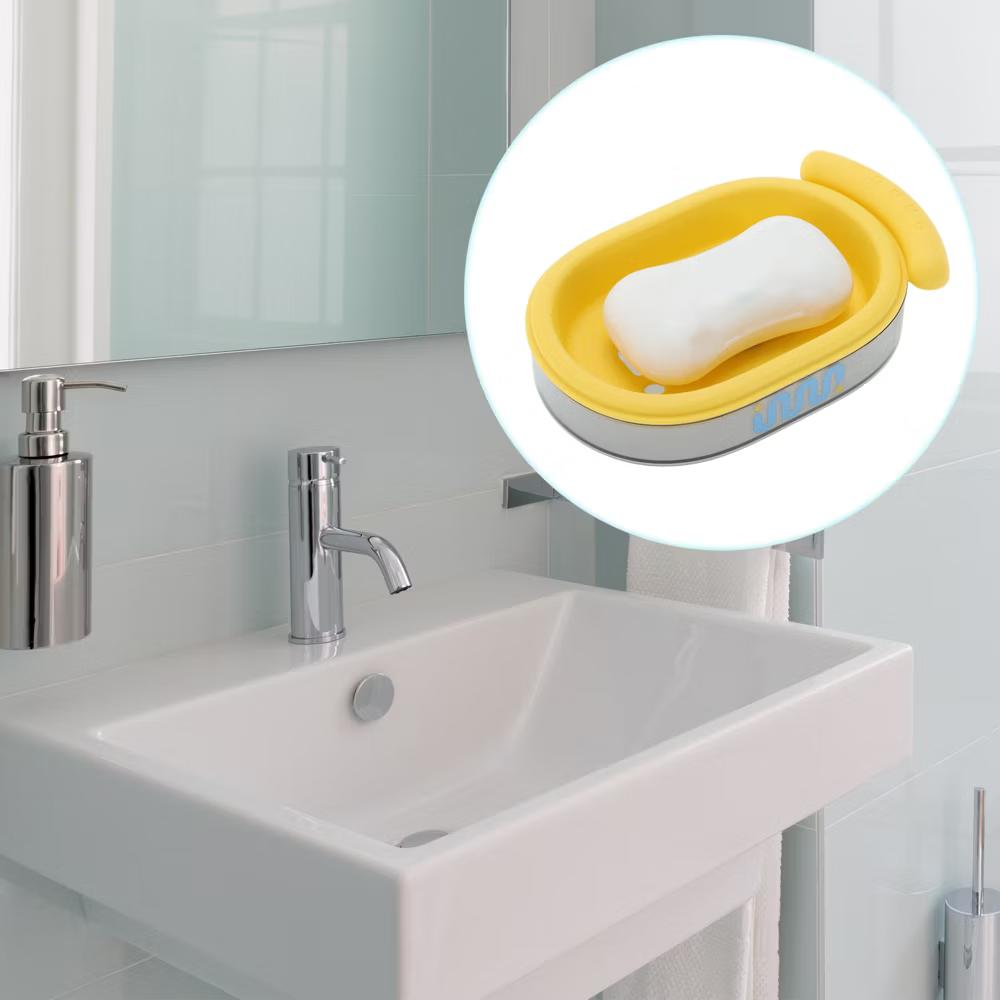 Solid Color Soap Dish 1 Pc - Image 17