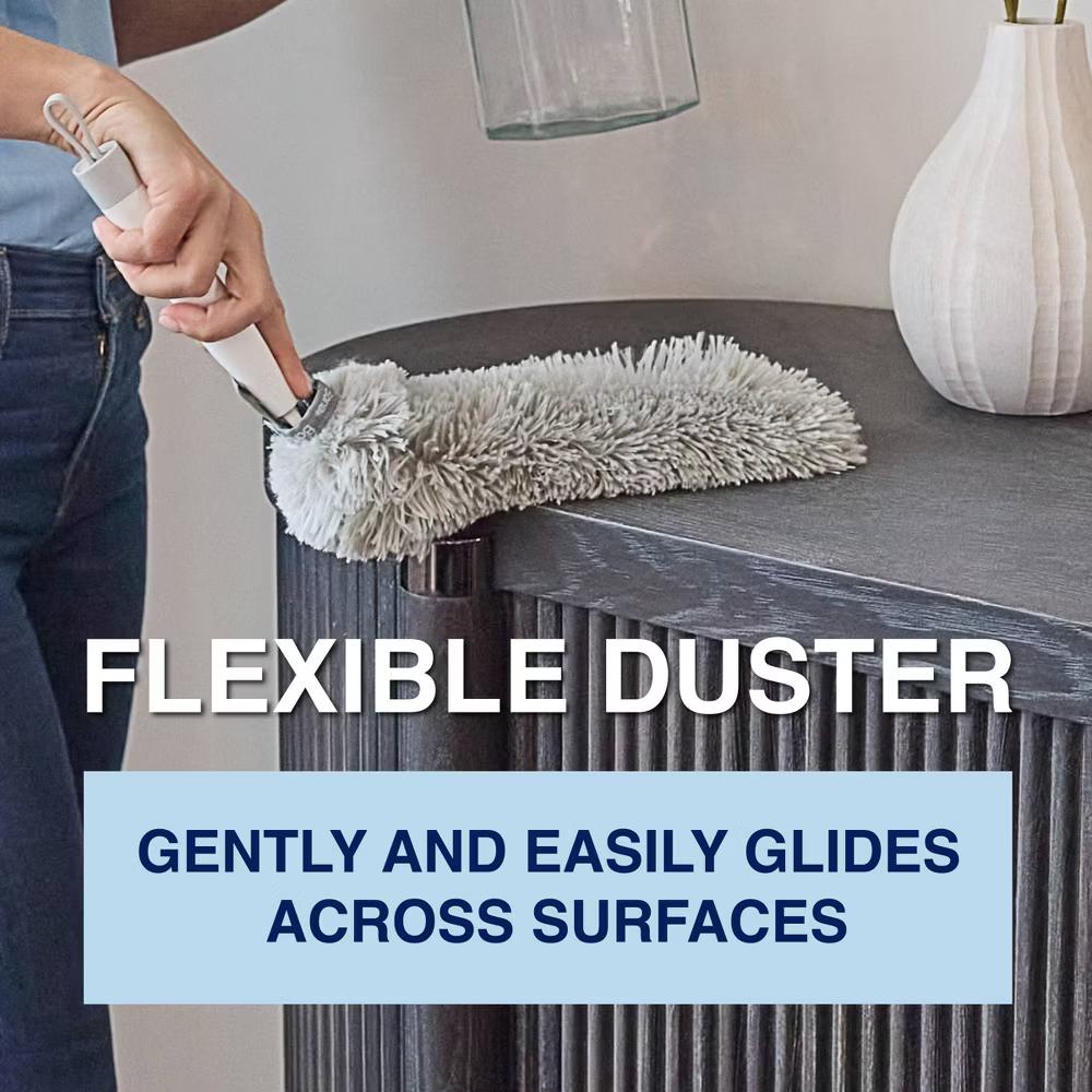Bona High Performance Dusting System Reusable Dusting Sleeves 2ct Short Handle Duster Kit - Image 3