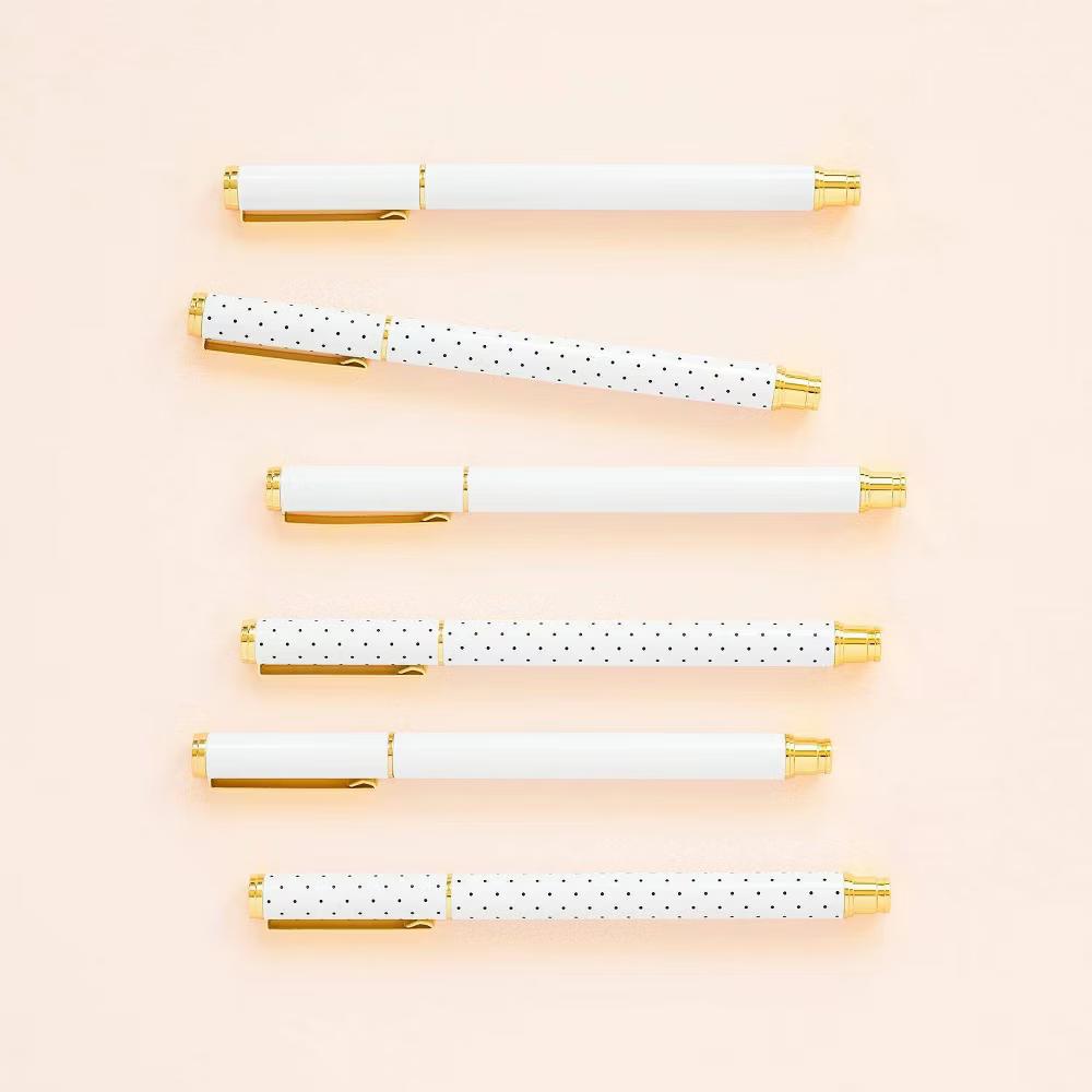 Essentials 2pk Pen Set White and Black Dot - Image 2