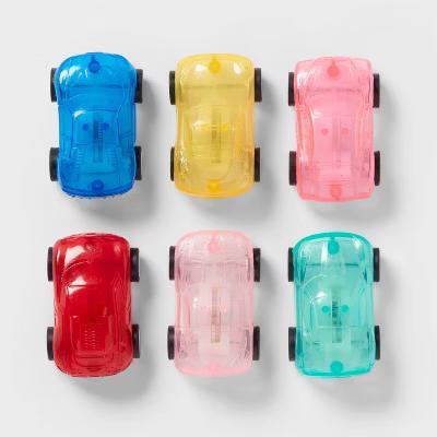 6ct Pull Back Toy Car - Multicolor Party Favor Toys for Kids, Easter Egg Fillers, Birthday Fun - Image 3
