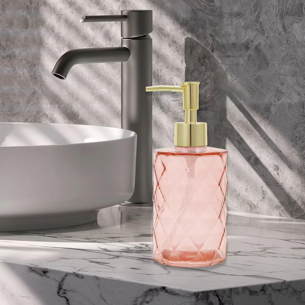 Reusable Diamond-shaped Soap Dispenser 11.16oz 1 Pc - Image 22