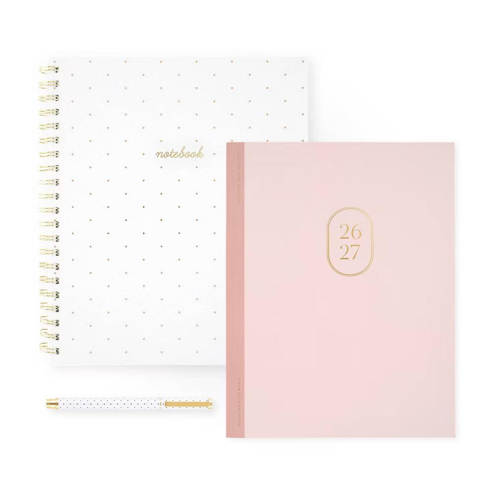 Essentials 8.5"x11" Large 2026-2027 Monthly Planner Pink Badge - Image 5