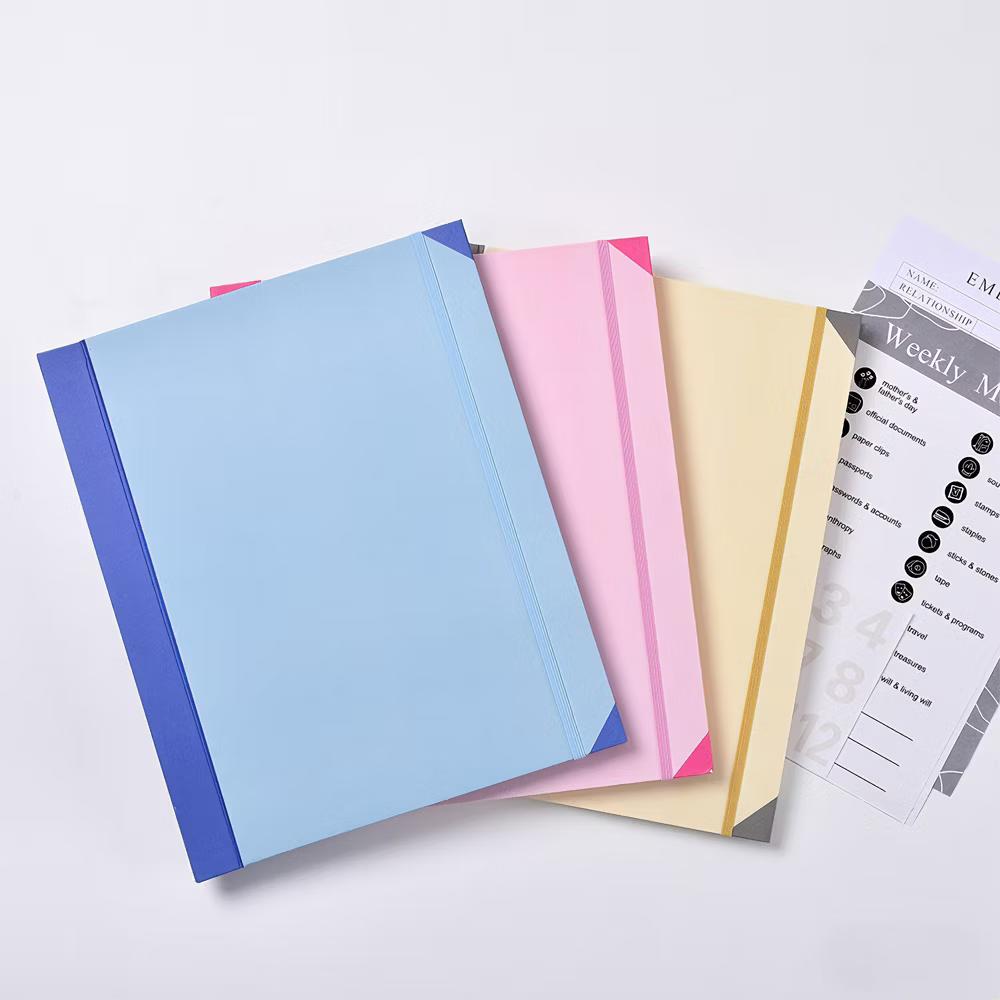 10-Pocket Expanding File Folder Organizer – A4/Letter Size Accordion Document Holder with Elastic Closure & Labels – Durable Acid-Free Paper - Image 4