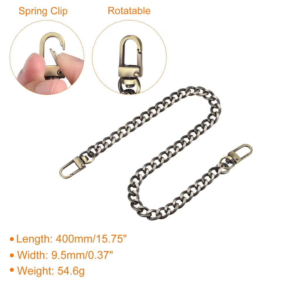 Shoulder Bag Handbag DIY Accessories Iron Flat Purse Chain Strap - Image 3