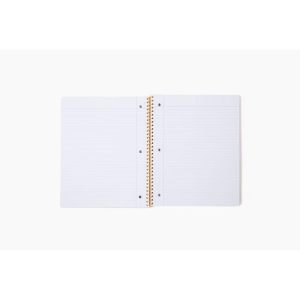 Best Year Ever 8.5"x10.5" Wide Rule Mint Orange Colorblock Notebook