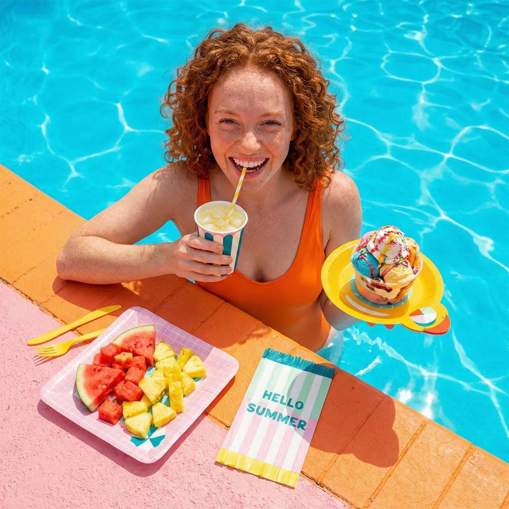 House of Party Table Hero Paper Party Kit Cool in the Pool - Image 5
