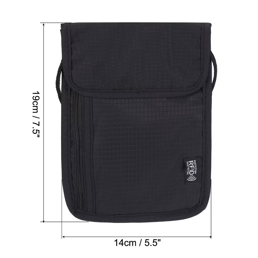Waterproof Passport Holder Neck Wallet for Women Men - Image 4
