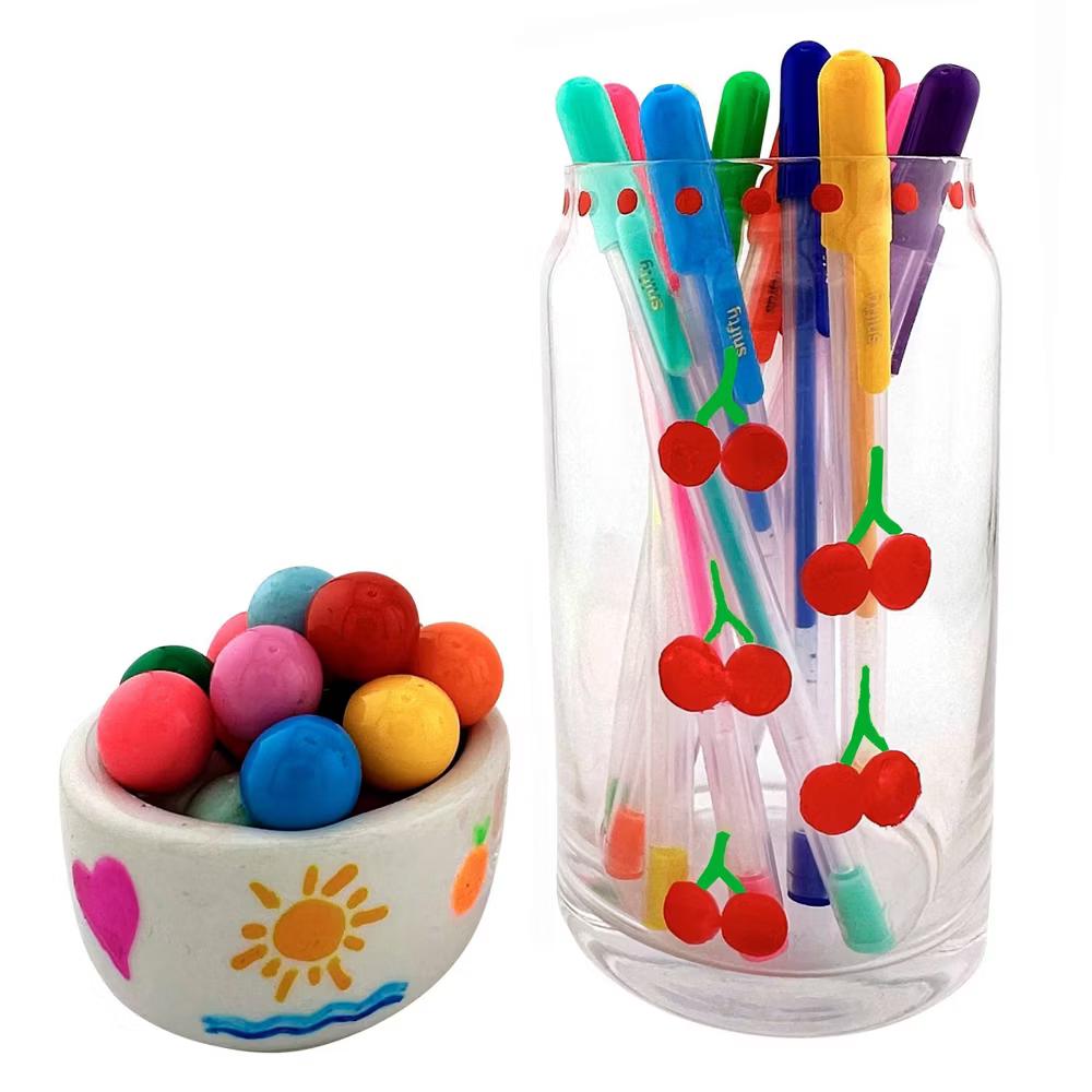 Snifty 12ct 3D Gellies Glossy Raised Ink Gel Pens - Image 4