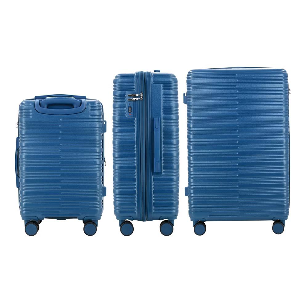 3-Piece Hardside Expandable Luggage Set with 8 Spinner Wheels - 20", 24", 28" - Image 2