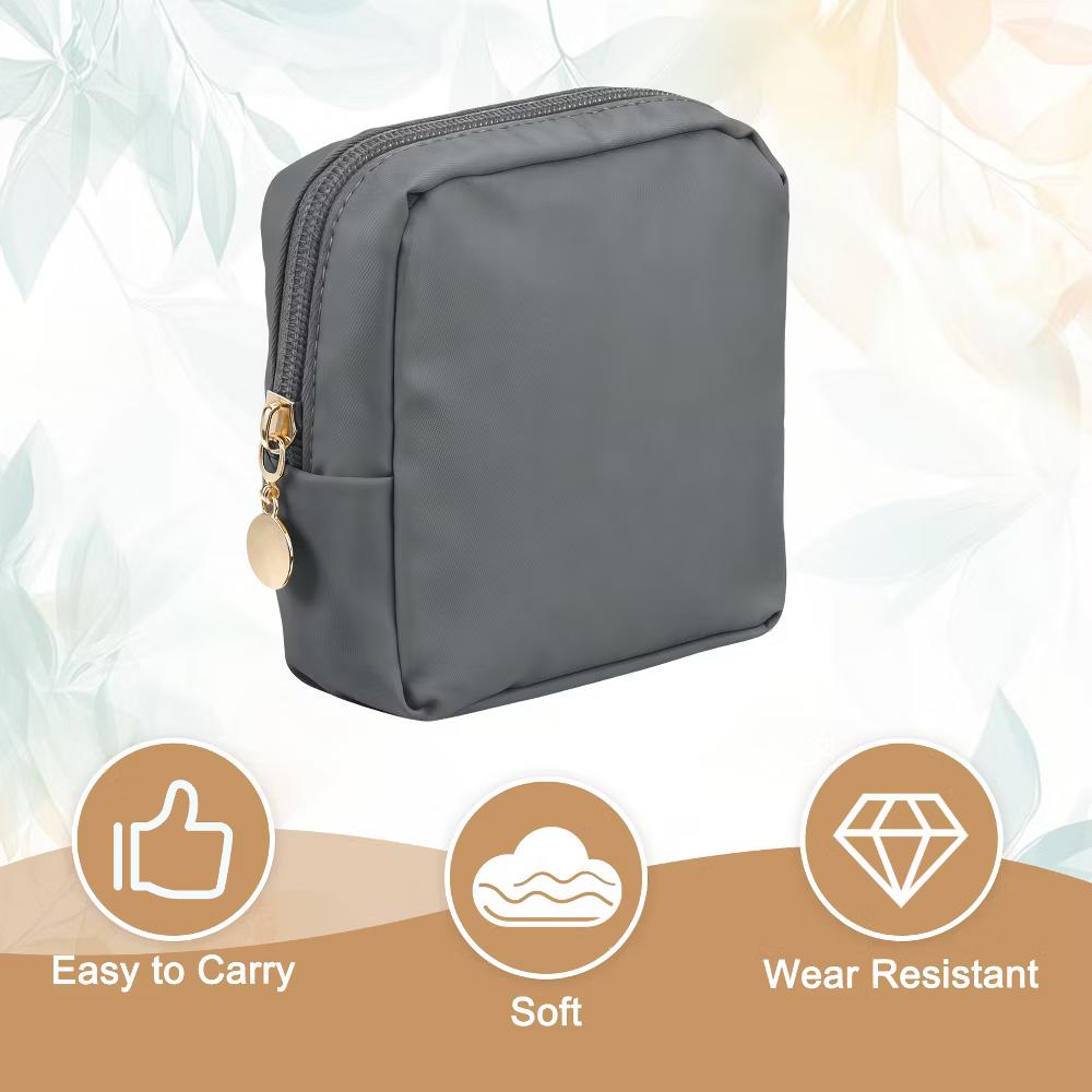 Storage Organize Travel Mini Cute Square Makeup Bag - Image 10