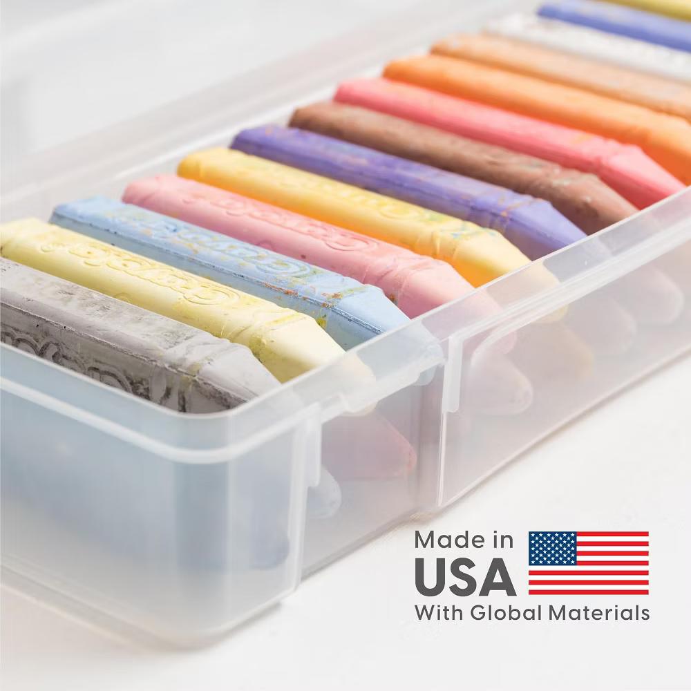 Pencil Case Box Storage Container for Organizing with Snap Lid, Stackable Plastic Pen Pouch, Clear, Large, 6Pk - Image 2