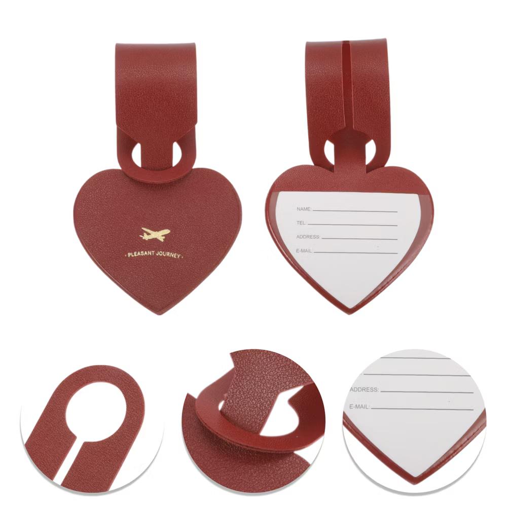 Heart Shape Luggage Tag 1 Pc - Image 28