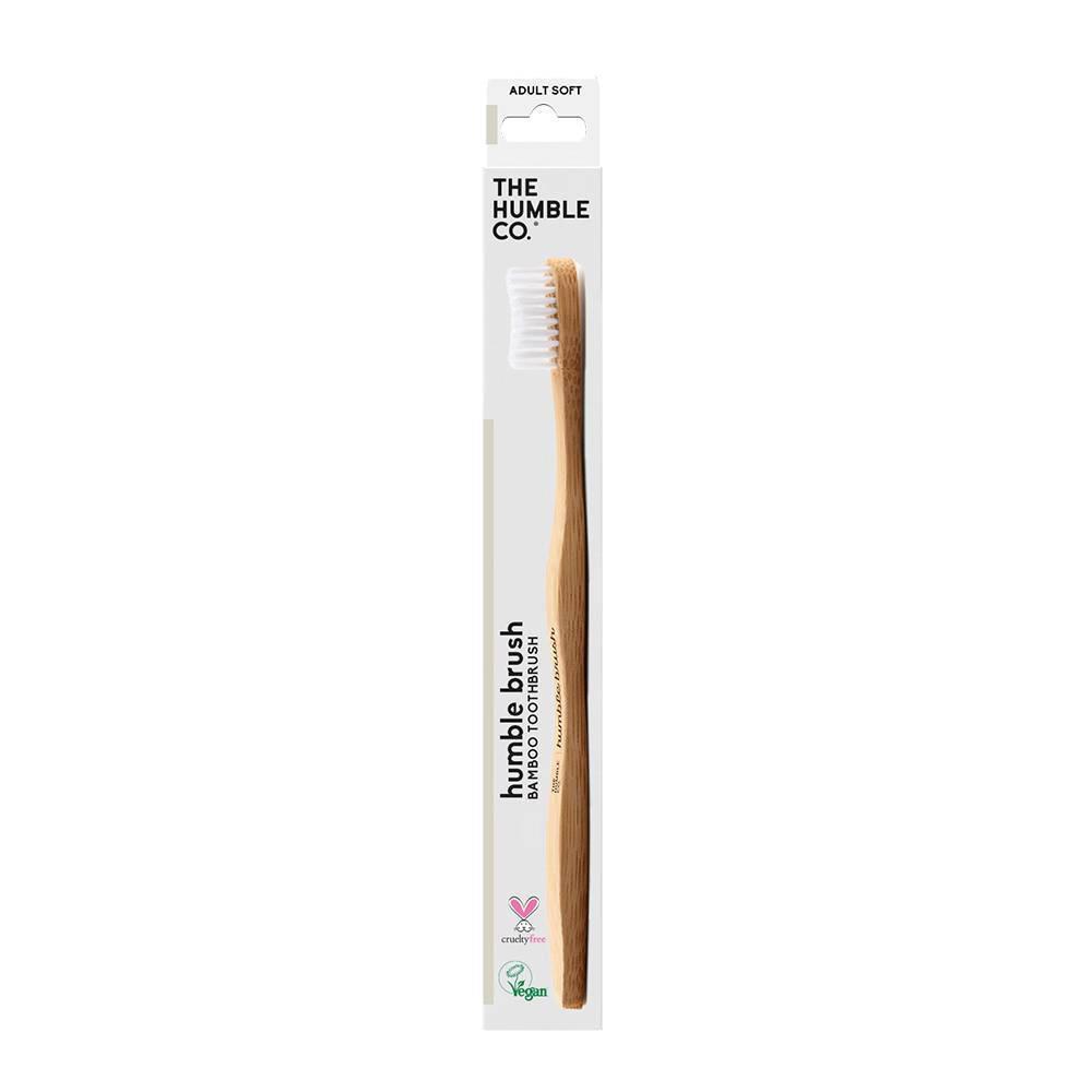 The Humble Co. Adult White Soft Toothbrush - Image 5