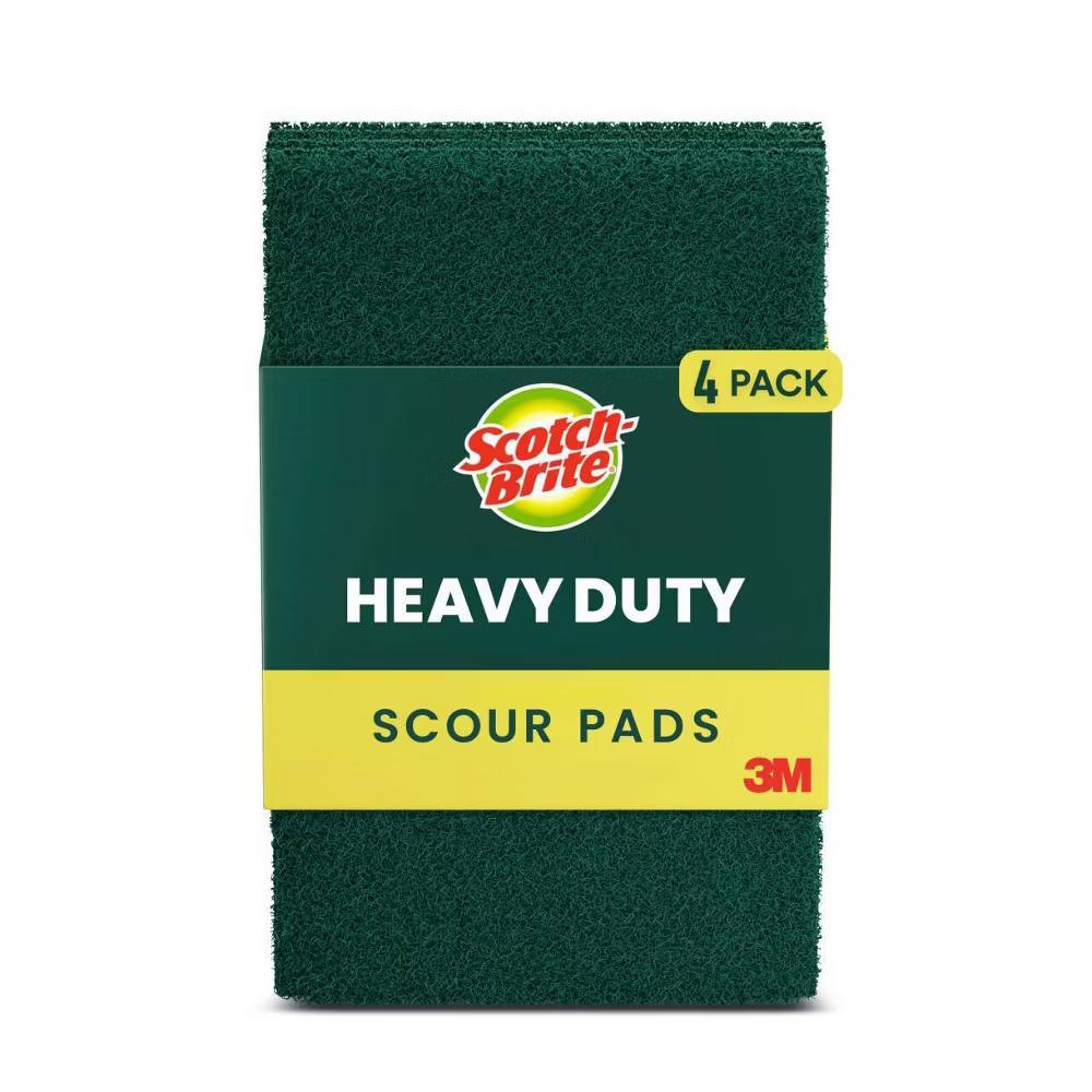 Heavy Duty Scour Pads - 4ct - Image 3