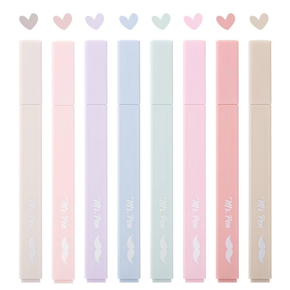 Mr. Pen 8pk Aesthetic Highlighters