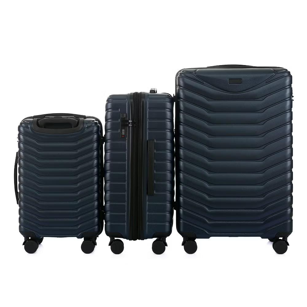 3-Piece Lightweight Luggage Set, ABS HardShell Expandable Luggage with Built-in Lock and 8 Spinner Wheels, 20"+24"+28" - Image 7