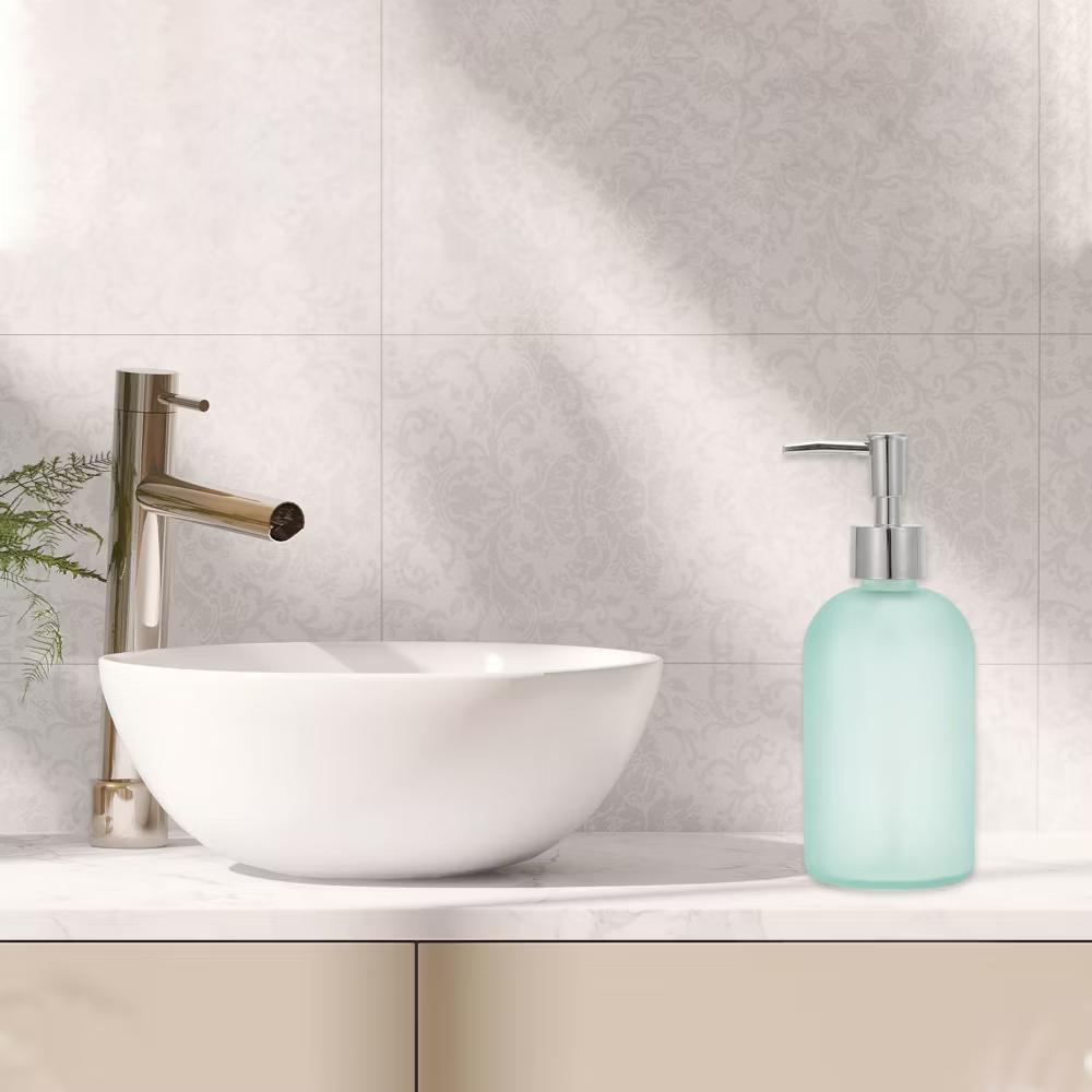 Reusable Cylinder Frosted Soap Dispenser 1 Pc - Image 33