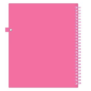 Blue Sky Your Year 7-12 Grade Weekly/Monthly Planner Wirebound 7"x9" Pink Heartsy