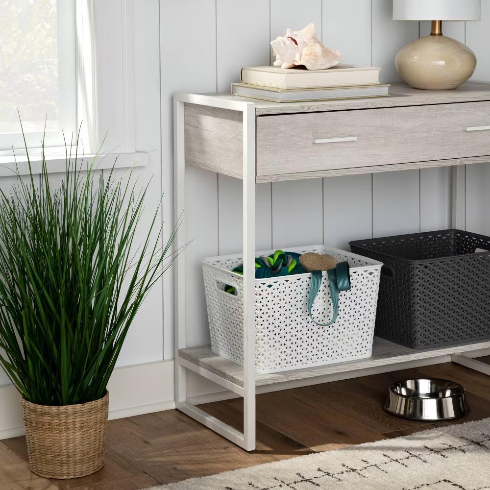 Y-Weave Large Decorative Storage Basket - Image 15