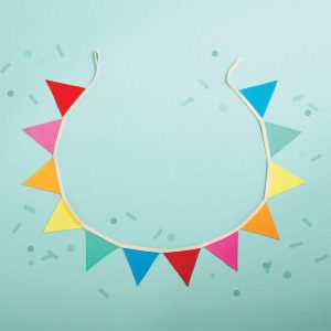 Multicolor Party Pennant Banner