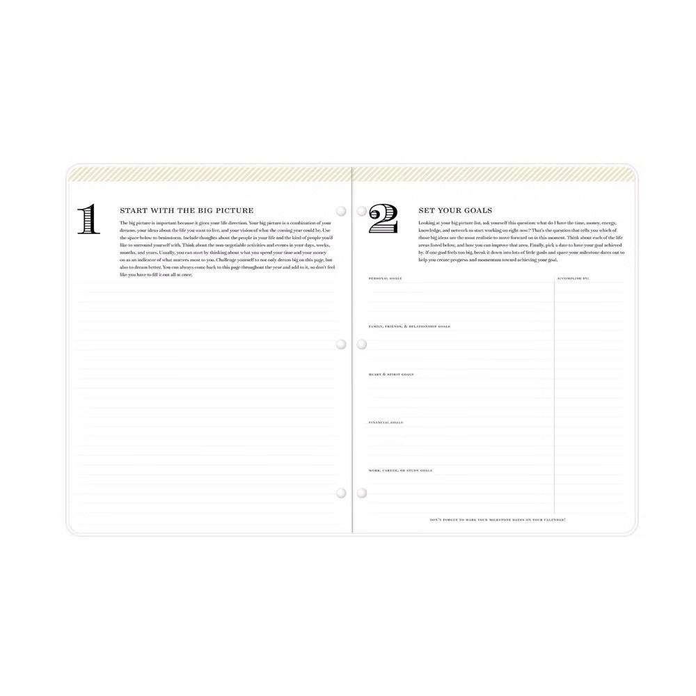 Day Designer 8.5"x11" 2026-2027 Planner Capri Clear Monthly Stapled - Image 10