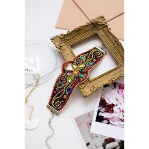 Art Bead Embroidery kit - Decoration Golden ornament ADB-009