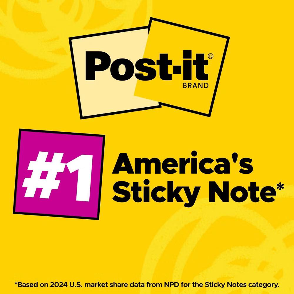3" 3" Notes Cube 400 Sheets/Cube - Pink Wave: Multicolor Sticky Notes, Uncoated Paper, Art & Design Theme - Image 2