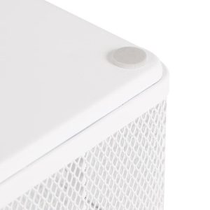 Mesh Medium Desktop Organizer White - Steel Desk Tool Holder for Office Organization & Accessories