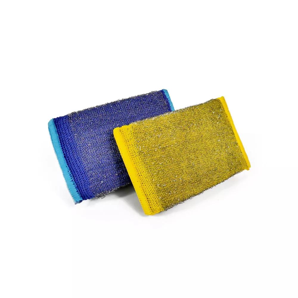 Heavy Duty Scouring Pad - 2ct: Foam, Steel Material - Image 2
