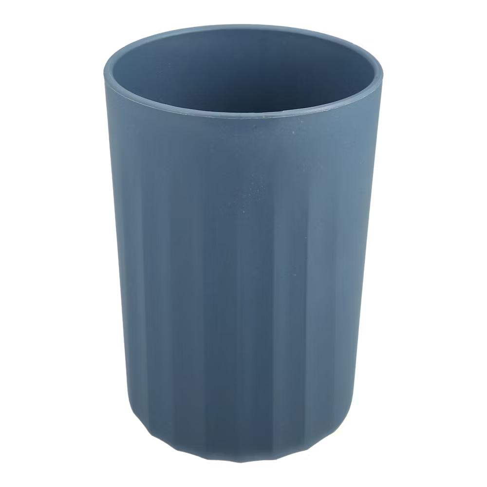 Bathroom Tumbler with Smooth Lines Wheat Straw Cup for Bathroom for Toothpaste 4.09''x2.80'' 1Pc - Image 14