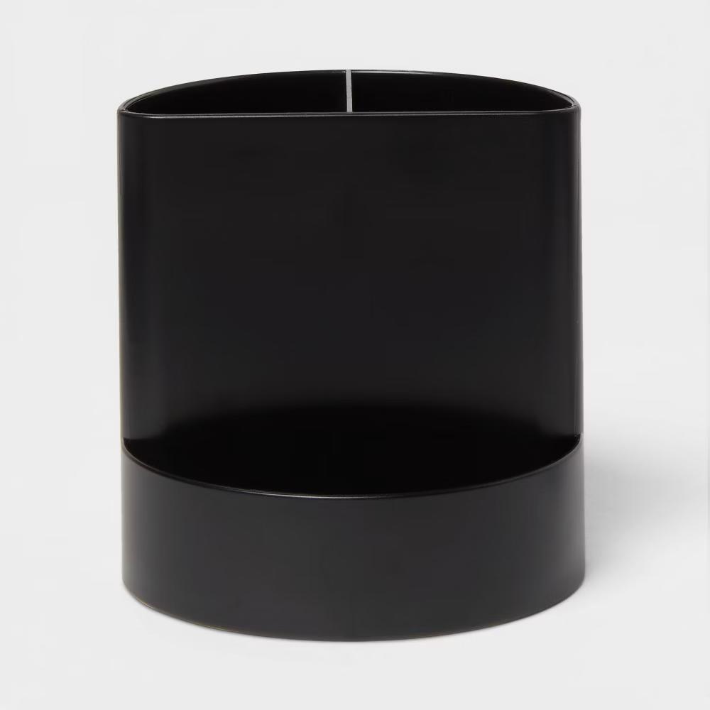 Bath Coordinates Bundle Black - Plastic Hand Washable, Includes Wastebasket & Soap Dispenser - Image 5