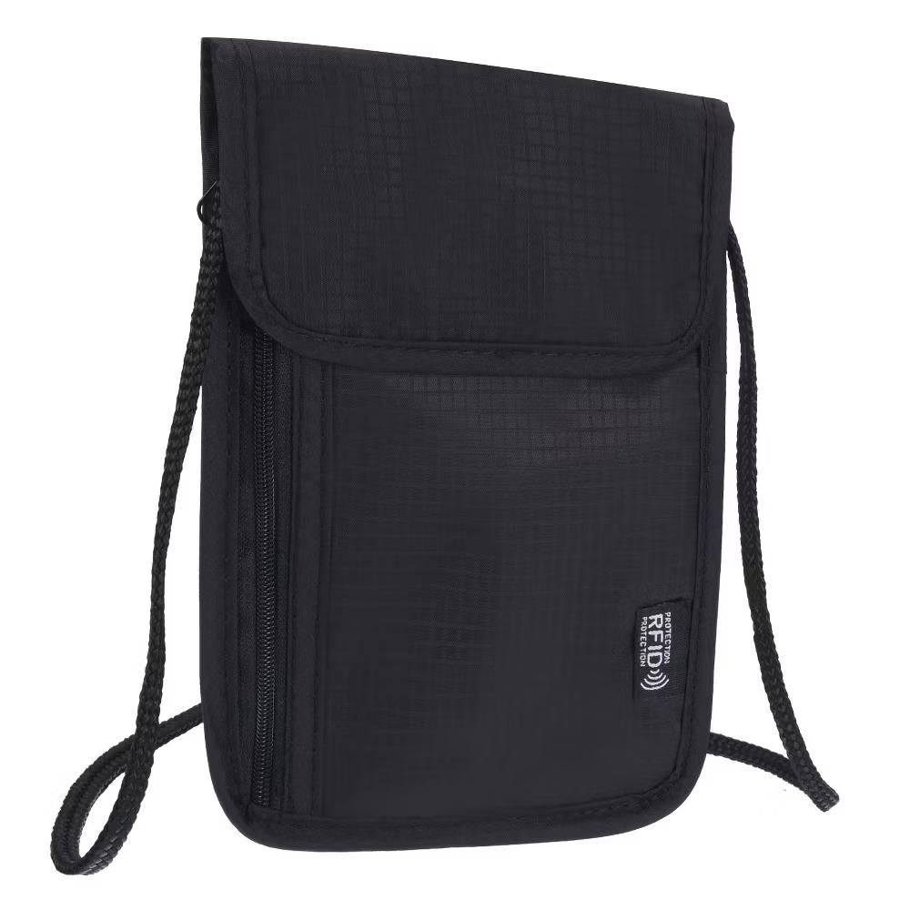 Waterproof Passport Holder Neck Wallet for Women Men - Image 2