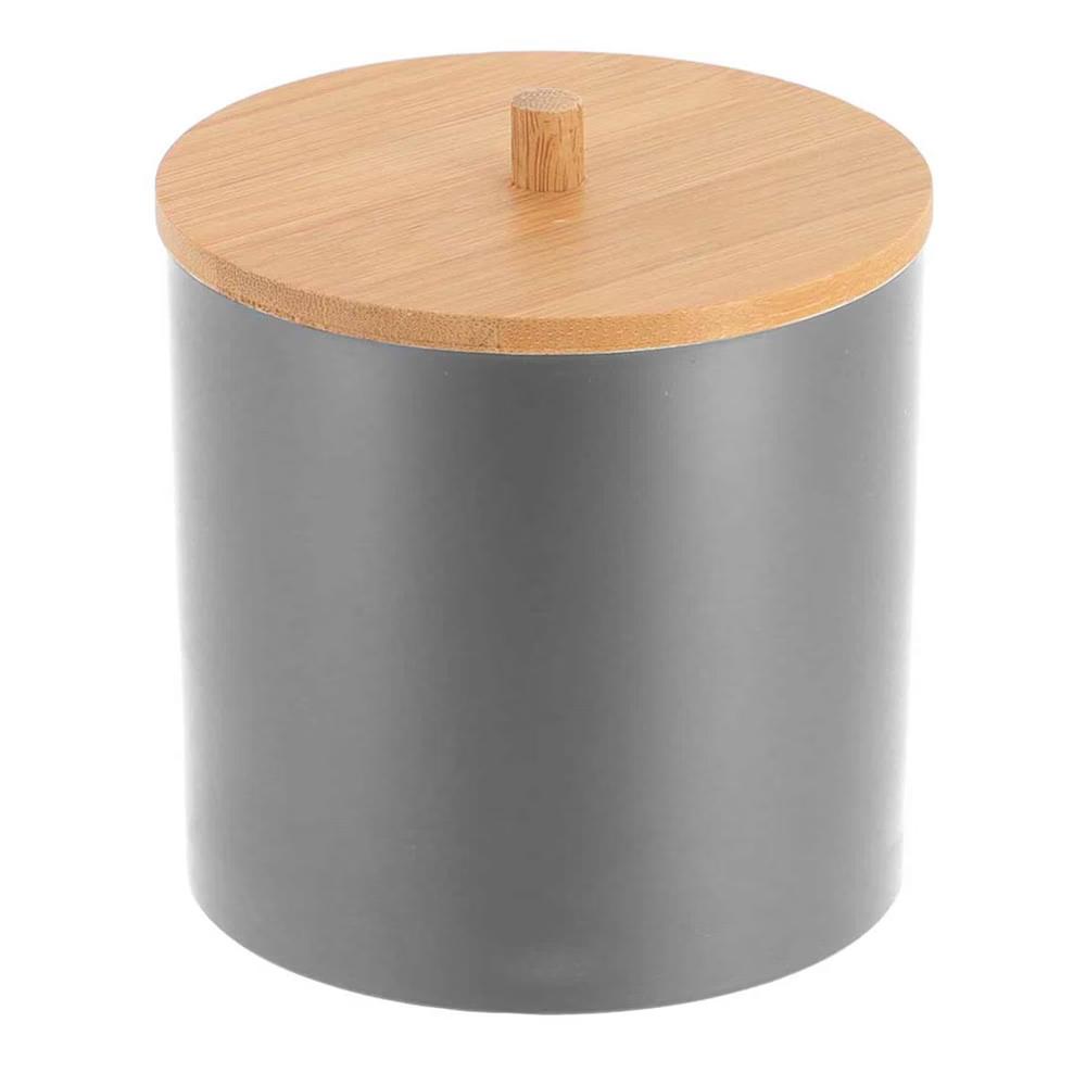 French Home Goods Cotton Pad & Q-Tip Holder with Bamboo Lid - Image 8