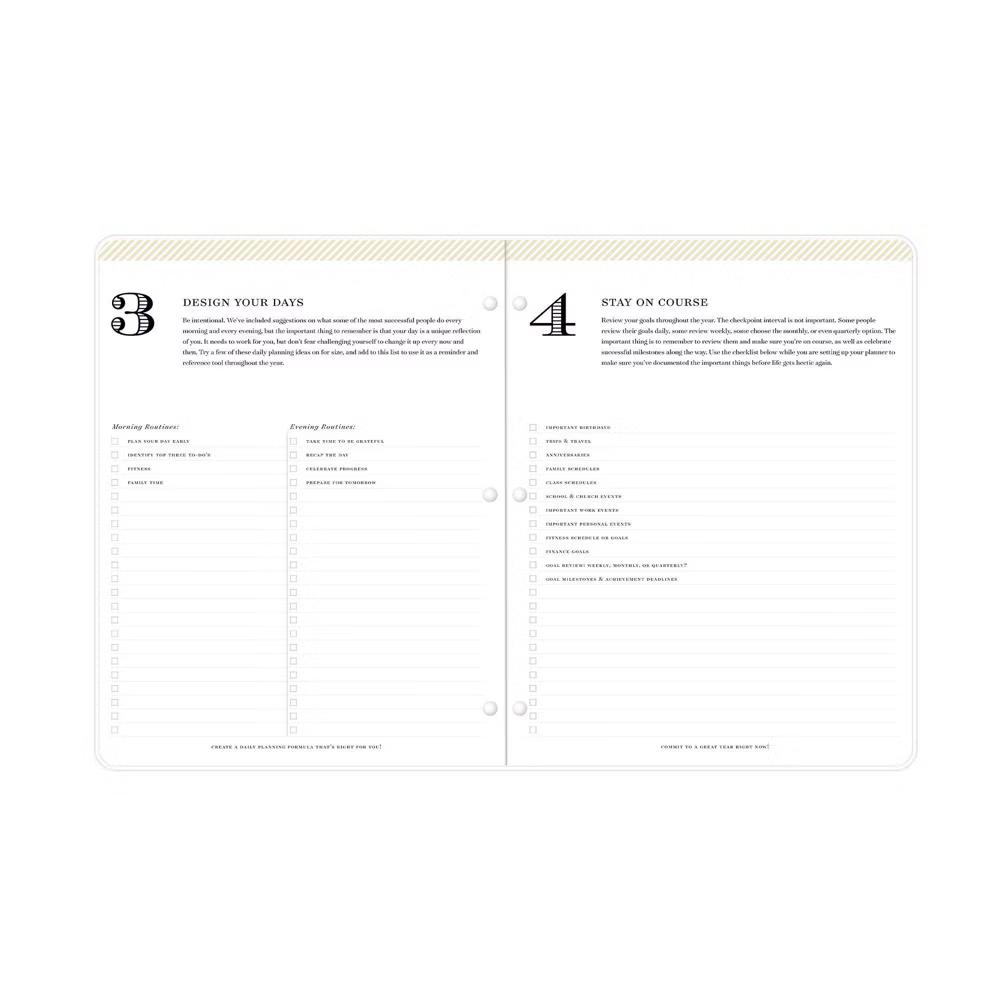 Day Designer 8.5"x11" 2026-2027 Planner Capri Clear Monthly Stapled - Image 11