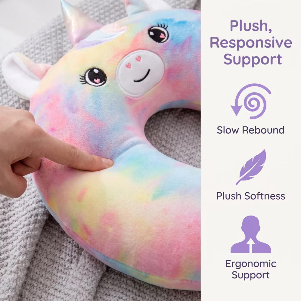 U-Shape Memory Foam Portable Traveling Travel Neck Pillows 12x12in 1 Pc - Image 32