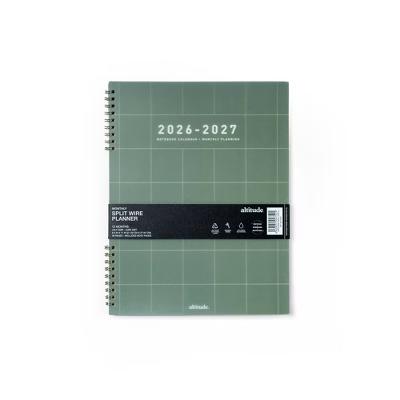 12 Month 2026-2027 8.5" 11" Monthly Planner - Dark Sage - Image 2