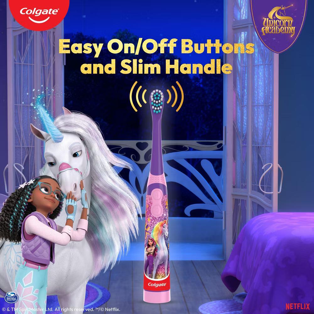 Unicorn Academy Kids' Battery Powered Toothbrush - Image 9
