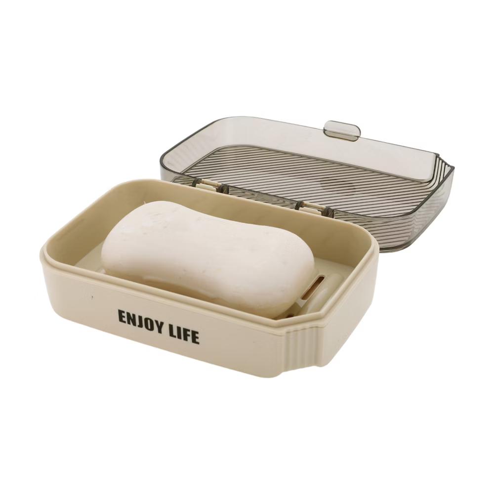 Soap Holder with Cover 5.51"x4.13"x1.81" 1 Pc - Image 5