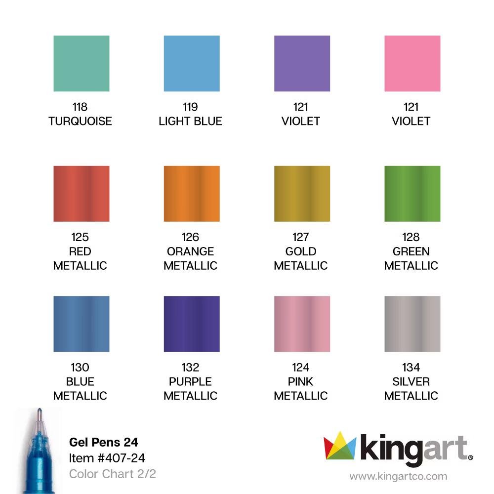 Gel Pens 24 Colors - Image 10