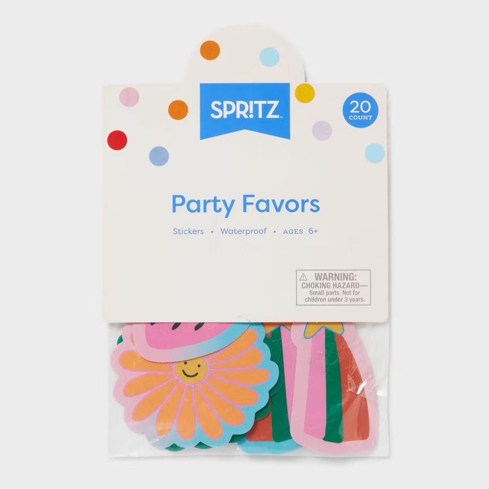 Inspirational Stickers - Multi-Colored Party Favors for Kids, All Occasions, 20 Pack