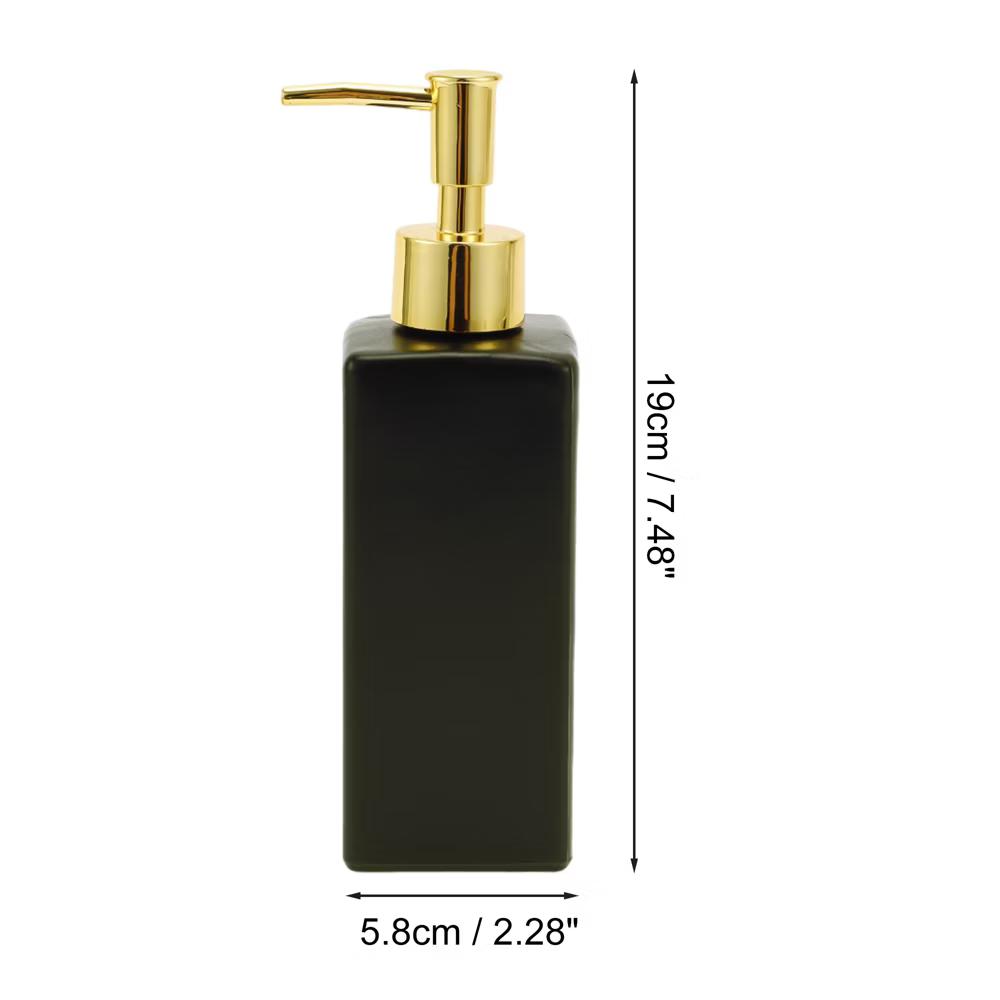 Elegant Square Soap Pump Dispenser for Laundry Rooms 350ml 1 Pc - Image 10