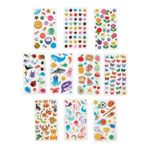 251ct Puffy Stickers 5 themes