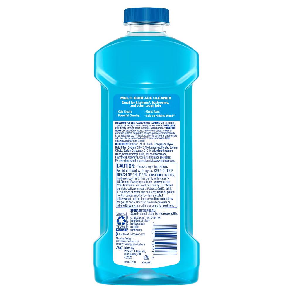 Mr. Clean Fresh Dilute Unstopables Multi-Surface Cleaner - Image 3