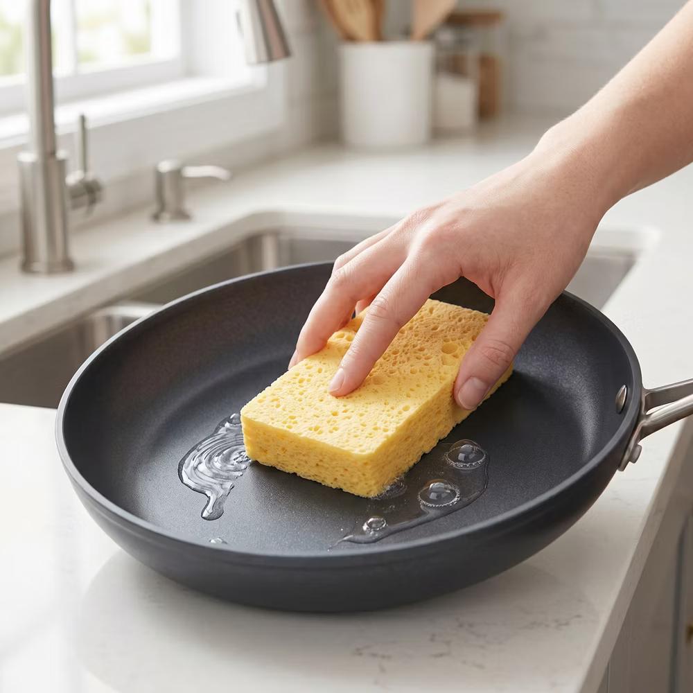 Kitchen Household Cleaning Non-Scratch Cleaning Sponge 6 Pcs - Image 19
