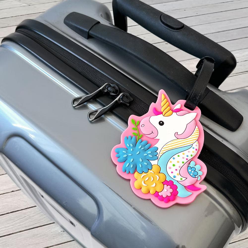 Silicone Animal Luggage Tag with ID Card (Set of 3) - Image 6