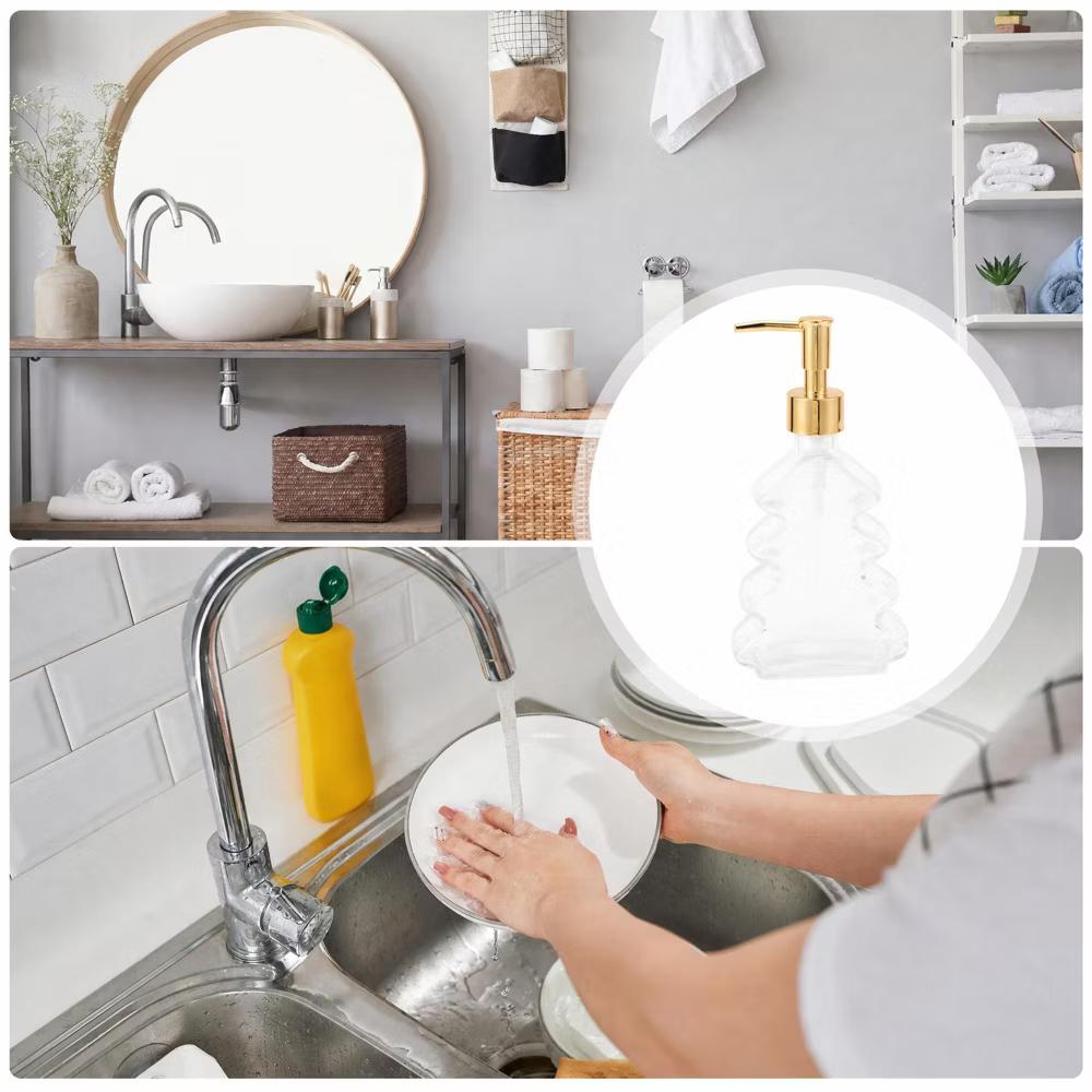 Christmas Tree Shape Pump Soap Dispenser 1 Pc - Image 3